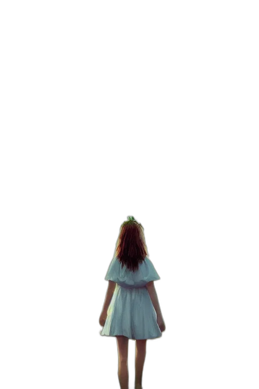 dress, hair, creature, bottle transparent PNG cut-out