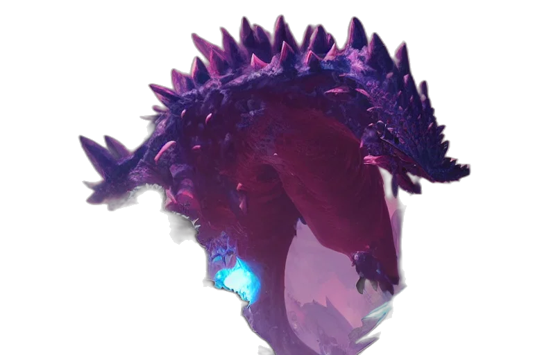 dragon, creature, staff, crown transparent PNG cut-out