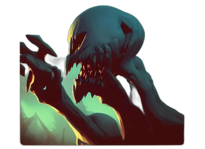 creature, mask, face, dragon, concept art, fantasy art, pixel art, comic book art transparent PNG cut-out