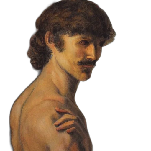 face, hair, creature, staff, oil painting, photorealistic, concept art, fantasy art transparent PNG cut-out