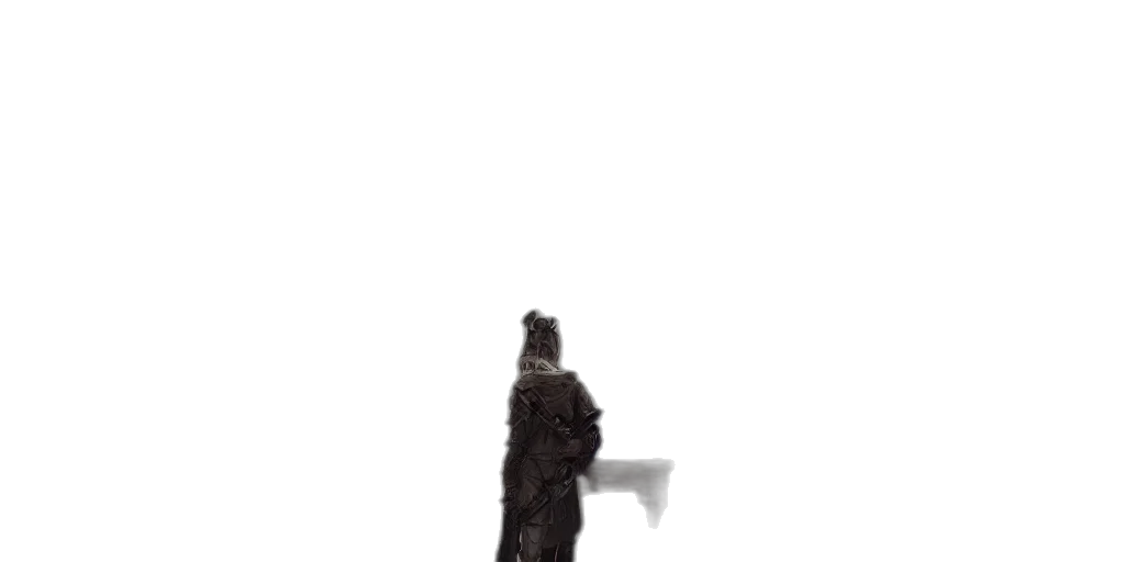 sword, staff, weapon, creature transparent PNG cut-out