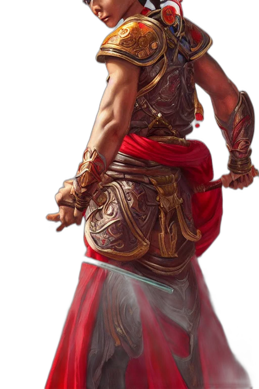 sword, weapon, staff, fantasy art, concept art, photorealistic, 3d render, red transparent PNG cut-out