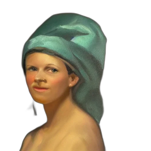 hat, face, crown, mask, oil painting, photorealistic, 3d render, concept art transparent PNG cut-out