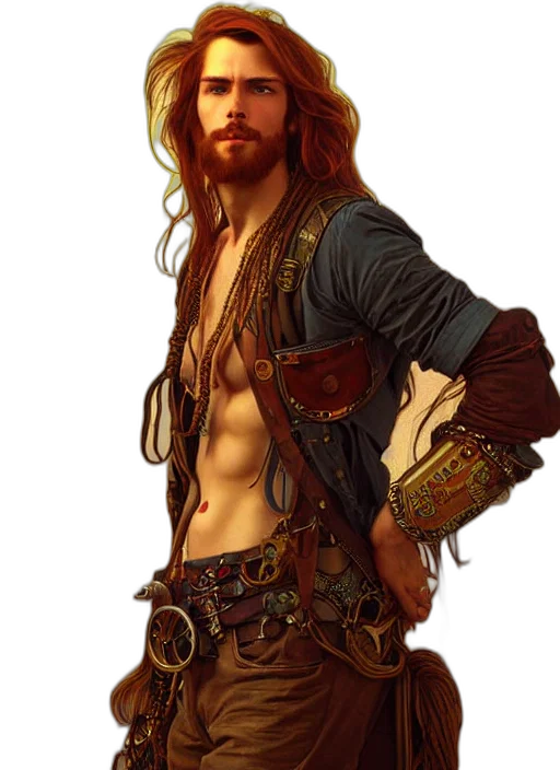 fantasy art, concept art, photorealistic, comic book art transparent PNG cut-out