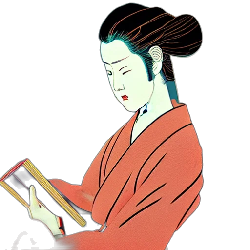 staff, face, anime, photorealistic transparent PNG cut-out