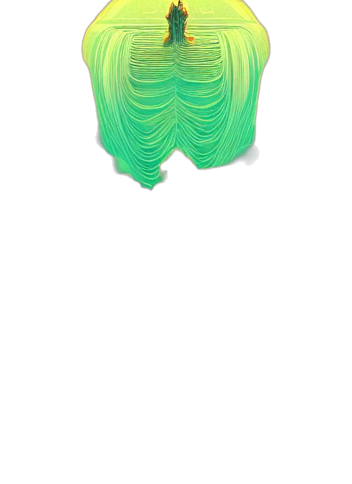 bottle, mask, crown, dress, 3d render, vaporwave, concept art, photorealistic transparent PNG cut-out