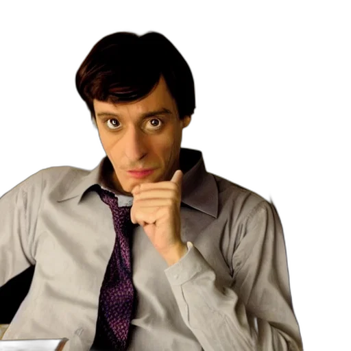 face, staff, film, still, yes, man transparent PNG cut-out