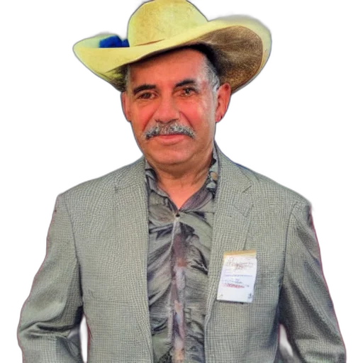 hat, jacket, staff, animal, oil painting, photorealistic, guy, caballero transparent PNG cut-out