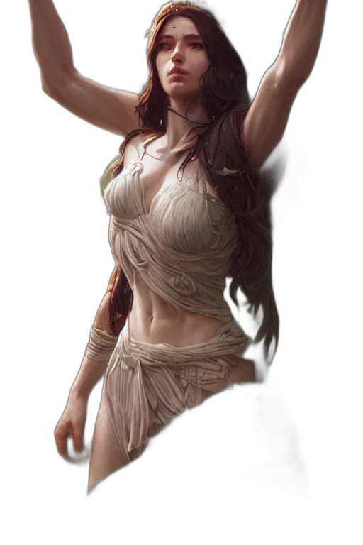 dress, creature, dragon, staff, fantasy art, concept art, photorealistic, 3d render transparent PNG cut-out