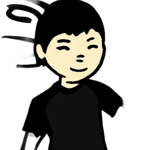 staff, face, cartoon, pixel art transparent PNG cut-out