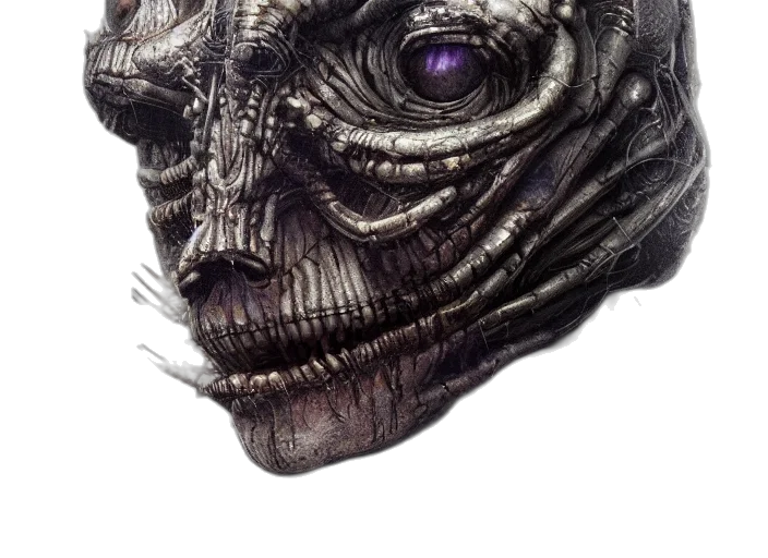 mask, face, creature, robot transparent PNG cut-out