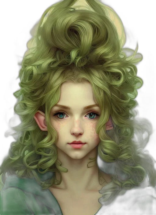 face, hair, crown, dragon, fantasy art, photorealistic, concept art, anime transparent PNG cut-out