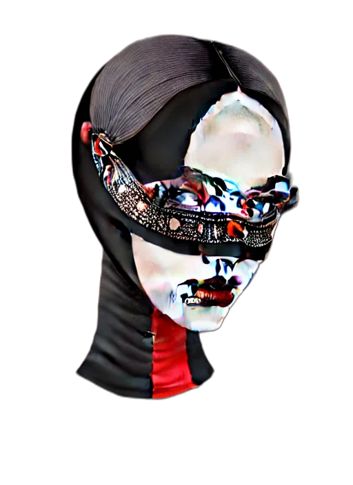 mask, face, crown, robot transparent PNG cut-out