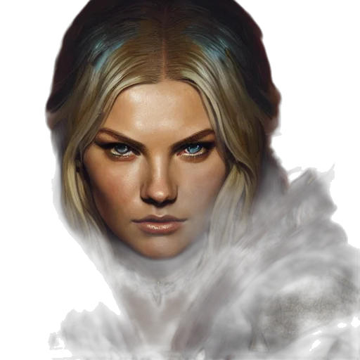 face, staff, dragon, fantasy art transparent PNG cut-out