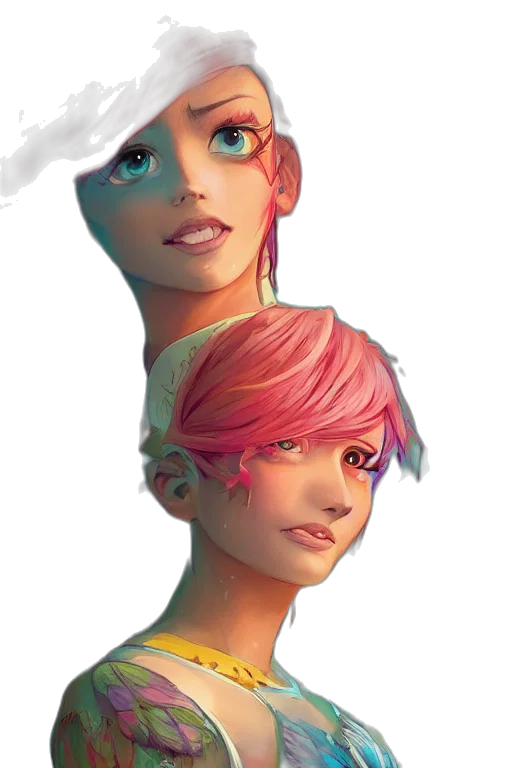 face, mask, crown, robot, concept art, 3d render, anime, fantasy art transparent PNG cut-out