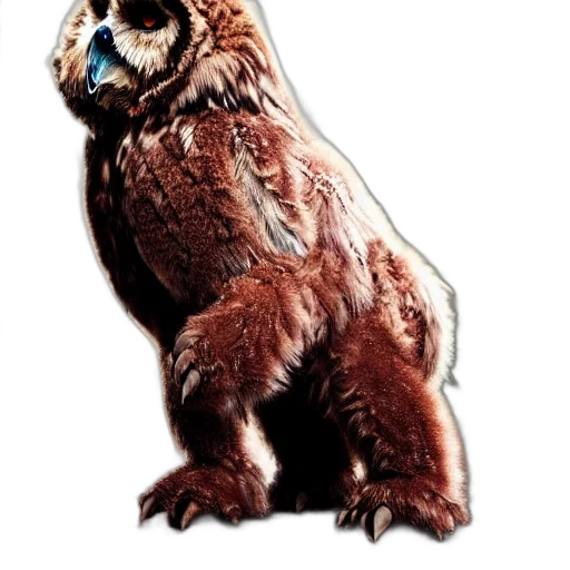 animal, creature, staff, mask, concept art, photorealistic, watercolor, 3d render transparent PNG cut-out