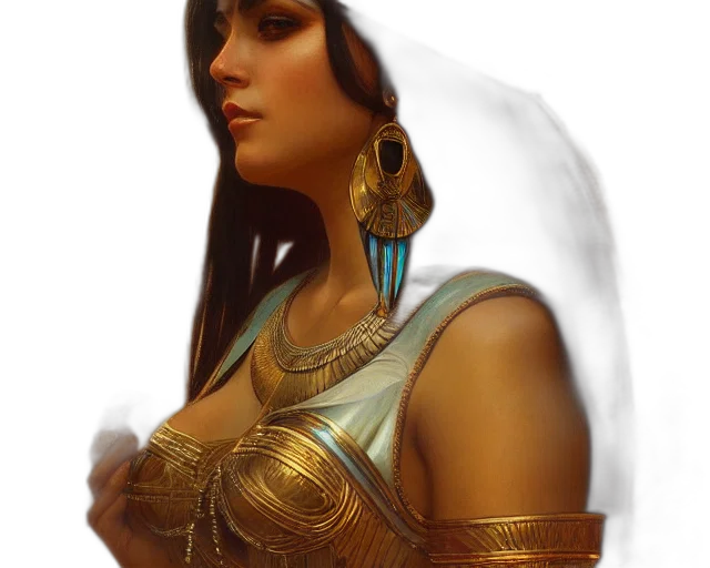 jewelry, face, sword, crown, fantasy art, concept art, photorealistic, 3d render transparent PNG cut-out