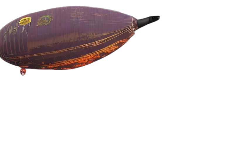 umbrella, hat, bottle, staff, 3d render, photorealistic, blimp, shape transparent PNG cut-out