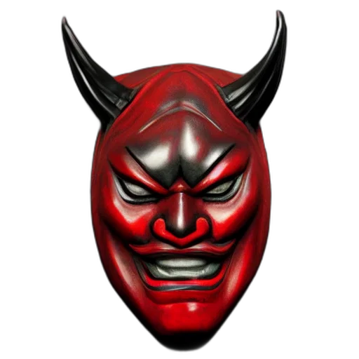 mask, face, 3d render, concept art transparent PNG cut-out