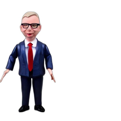 staff, cartoon, 3d render, concept art, michael, gove, action, figure transparent PNG cut-out