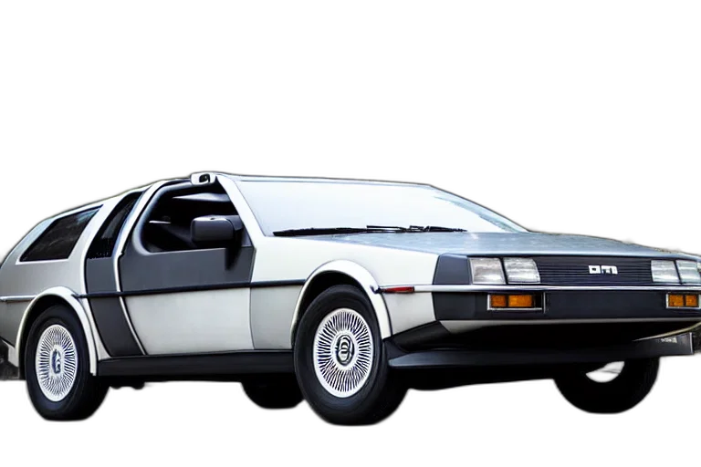 car, concept art, photorealistic, vaporwave transparent PNG cut-out
