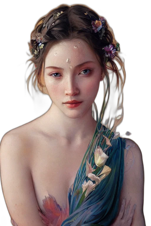 jewelry, crown, face, dress transparent PNG cut-out