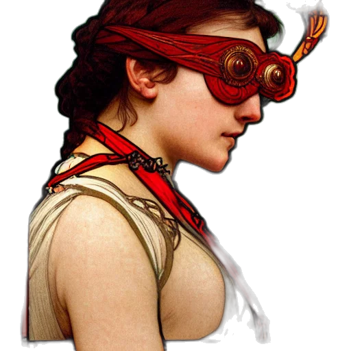 mask, staff, crown, jewelry, concept art, photorealistic, fantasy art, comic book art transparent PNG cut-out
