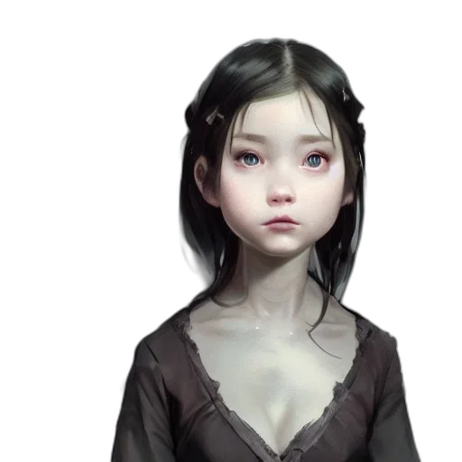 face, dress, mask, creature transparent PNG cut-out