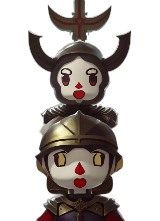 mask, crown, staff, concept art transparent PNG cut-out