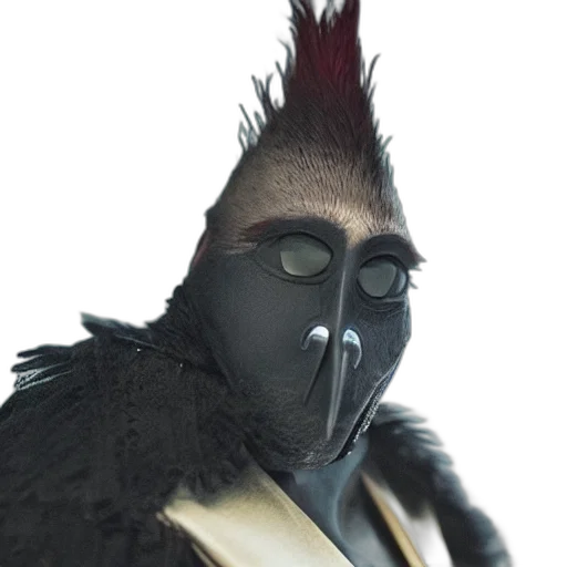 mask, animal, creature, staff transparent PNG cut-out