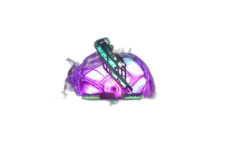 jewelry, crown, weapon, umbrella, 3d render, vaporwave, concept art, cyberpunk transparent PNG cut-out