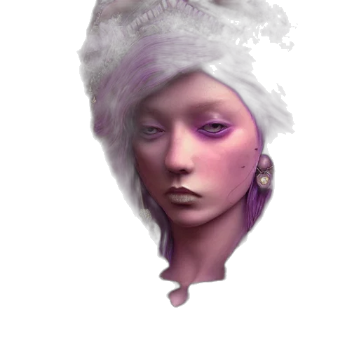 face, crown, hat, mask, fantasy art, concept art, photorealistic, watercolor transparent PNG cut-out