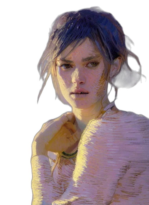 face, jacket, dress, mask, photorealistic, concept art, watercolor, oil painting transparent PNG cut-out