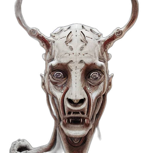mask, face, creature, crown transparent PNG cut-out