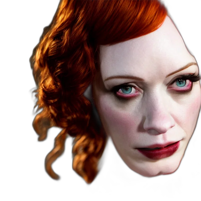 face, mask, crown, hair transparent PNG cut-out