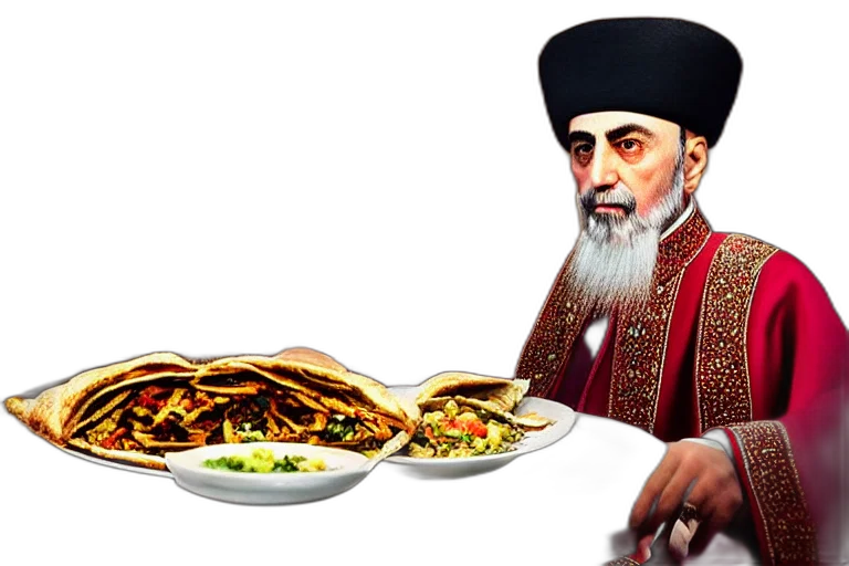 food, sword, photorealistic, sultan transparent PNG cut-out