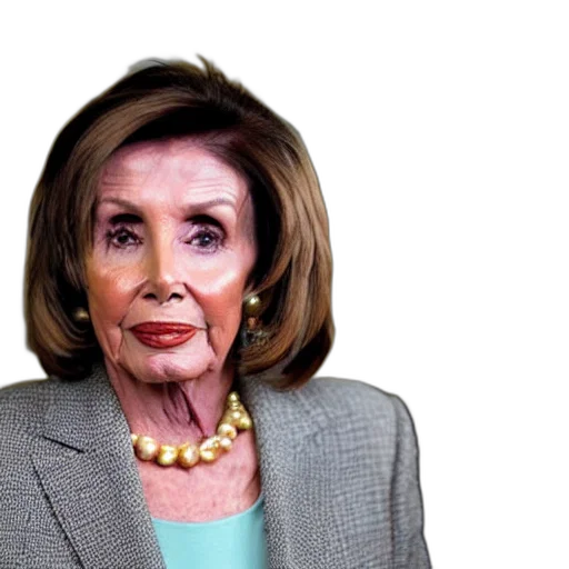 mask, face, weapon, nancy, pelosi, full, beard, mustache transparent PNG cut-out