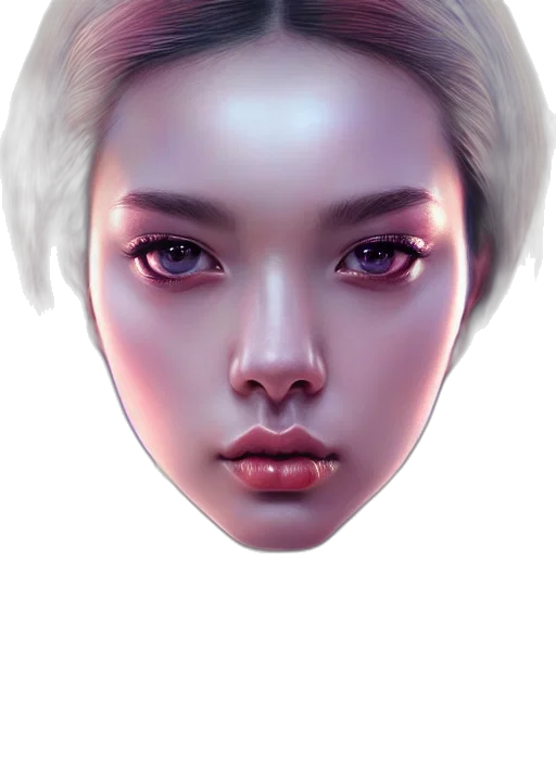 face, mask, robot, creature transparent PNG cut-out