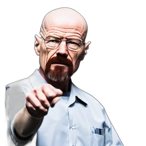 staff, jacket, face, weapon, photorealistic, 3d render, concept art, walter transparent PNG cut-out