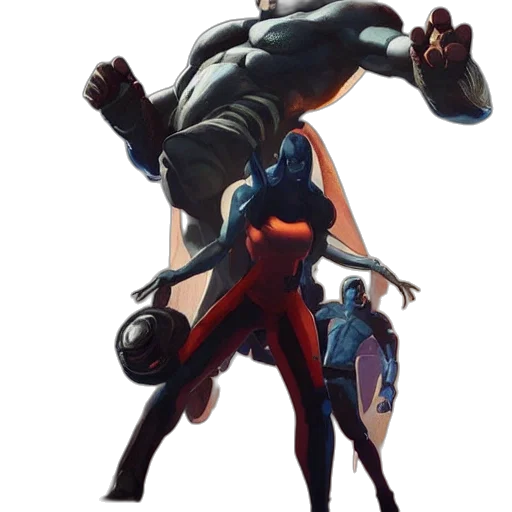 concept art, comic book art, 3d render, fantasy art transparent PNG cut-out