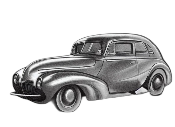 car, pencil sketch, photorealistic, concept art, 3d render, concept, non, coloring transparent PNG cut-out