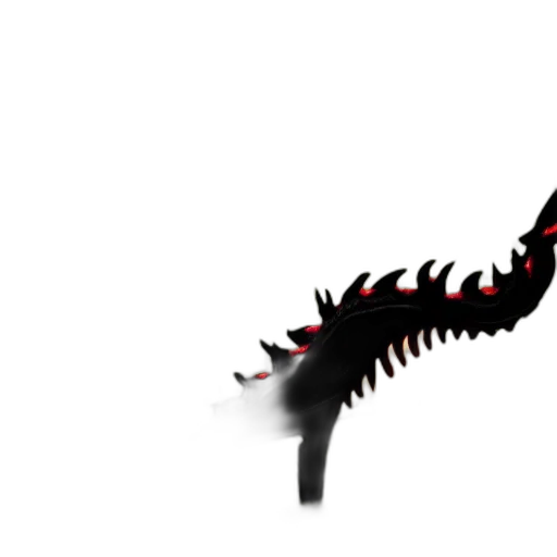 dragon, creature, weapon, animal, concept art, 3d render, pixel art, fantasy art transparent PNG cut-out
