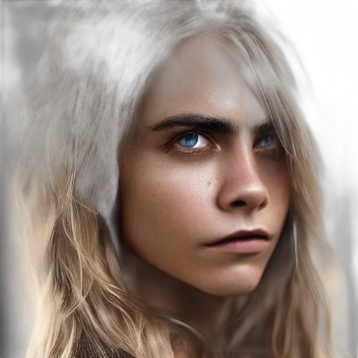 face, hair, dragon, fantasy art, photorealistic, concept art, comic book art, highly transparent PNG cut-out