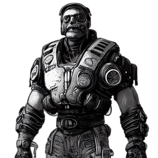 robot, face, mask, concept art transparent PNG cut-out