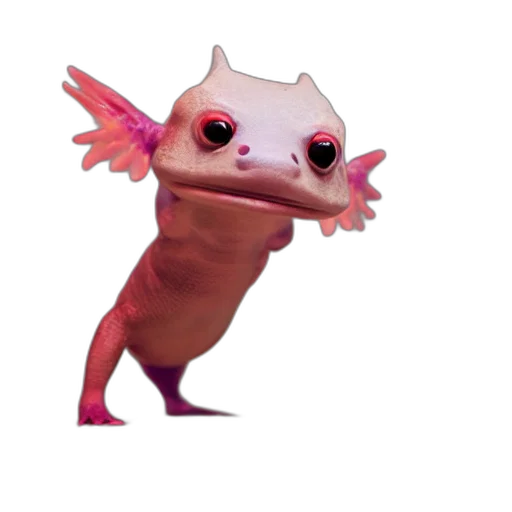 creature, dragon, animal, staff, concept art, 3d render, pixel art, fantasy art transparent PNG cut-out