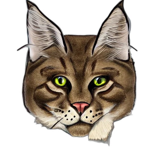 animal, watercolor, cartoon, photorealistic transparent PNG cut-out