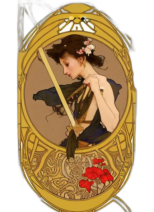 staff, sword, jewelry, crown, fantasy art, concept art, photorealistic, anime transparent PNG cut-out