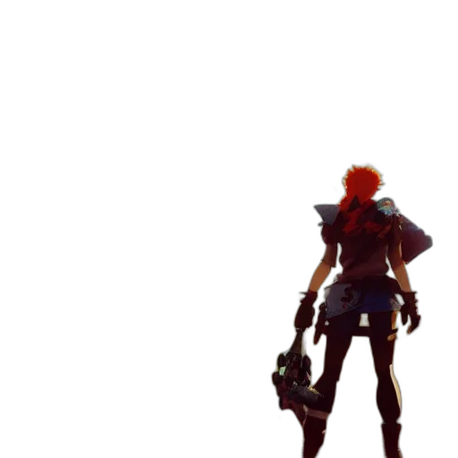 weapon, sword, staff, robot transparent PNG cut-out