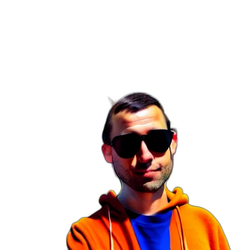 jacket, staff, face, animal transparent PNG cut-out