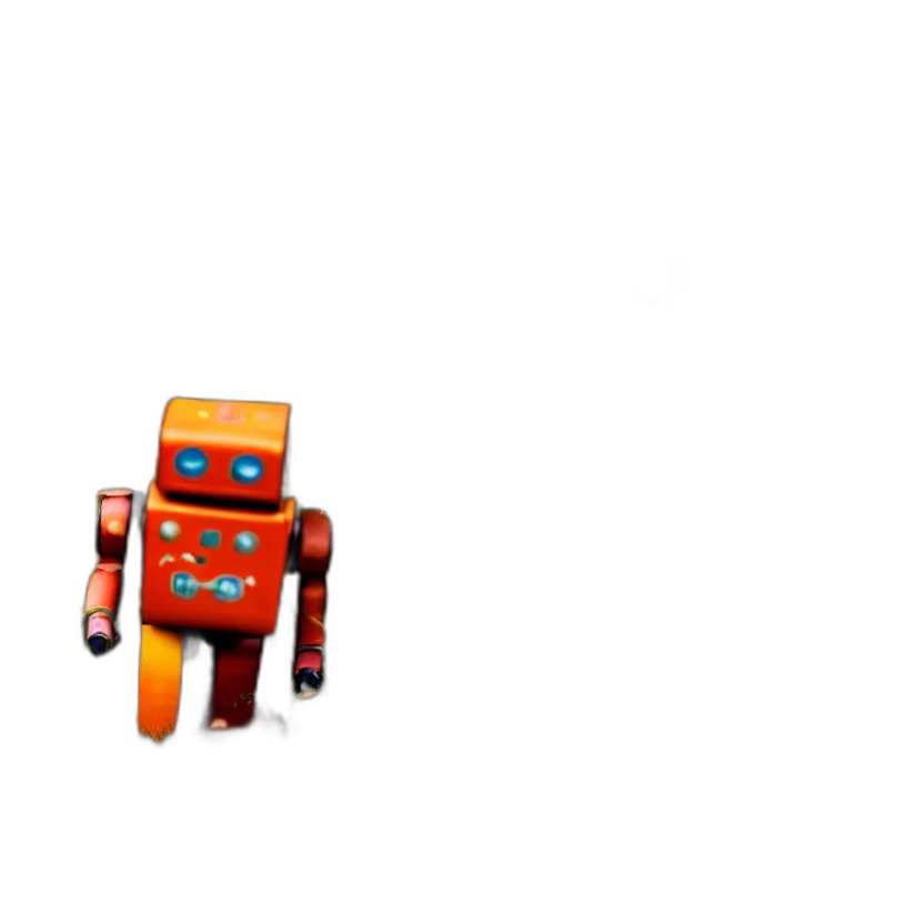 robot, creature, animal, staff transparent PNG cut-out